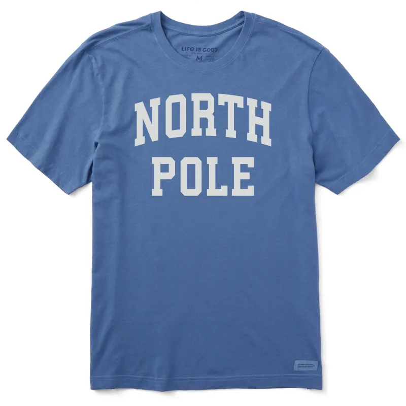 Men's North Pole Arch Short Sleeve Crusher Tee sold by Life is Good