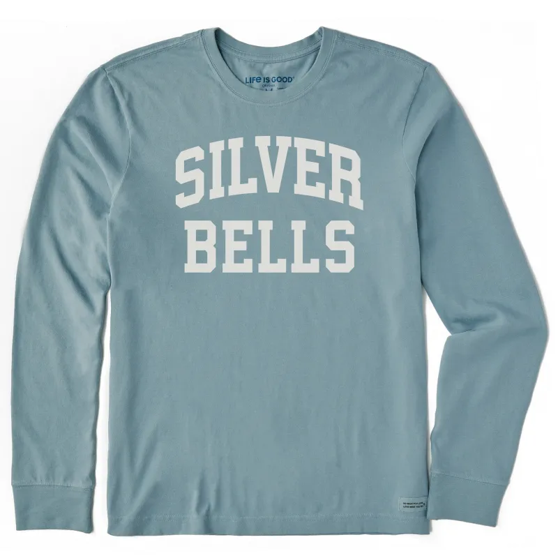 Men's Silver Bells Arch Long Sleeve Crusher Tee sold by Life is Good