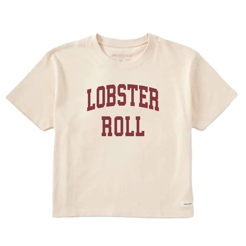 Women's Lobster Roll Arched Short Sleeve Crusher Boxy Tee sold by Life is Good