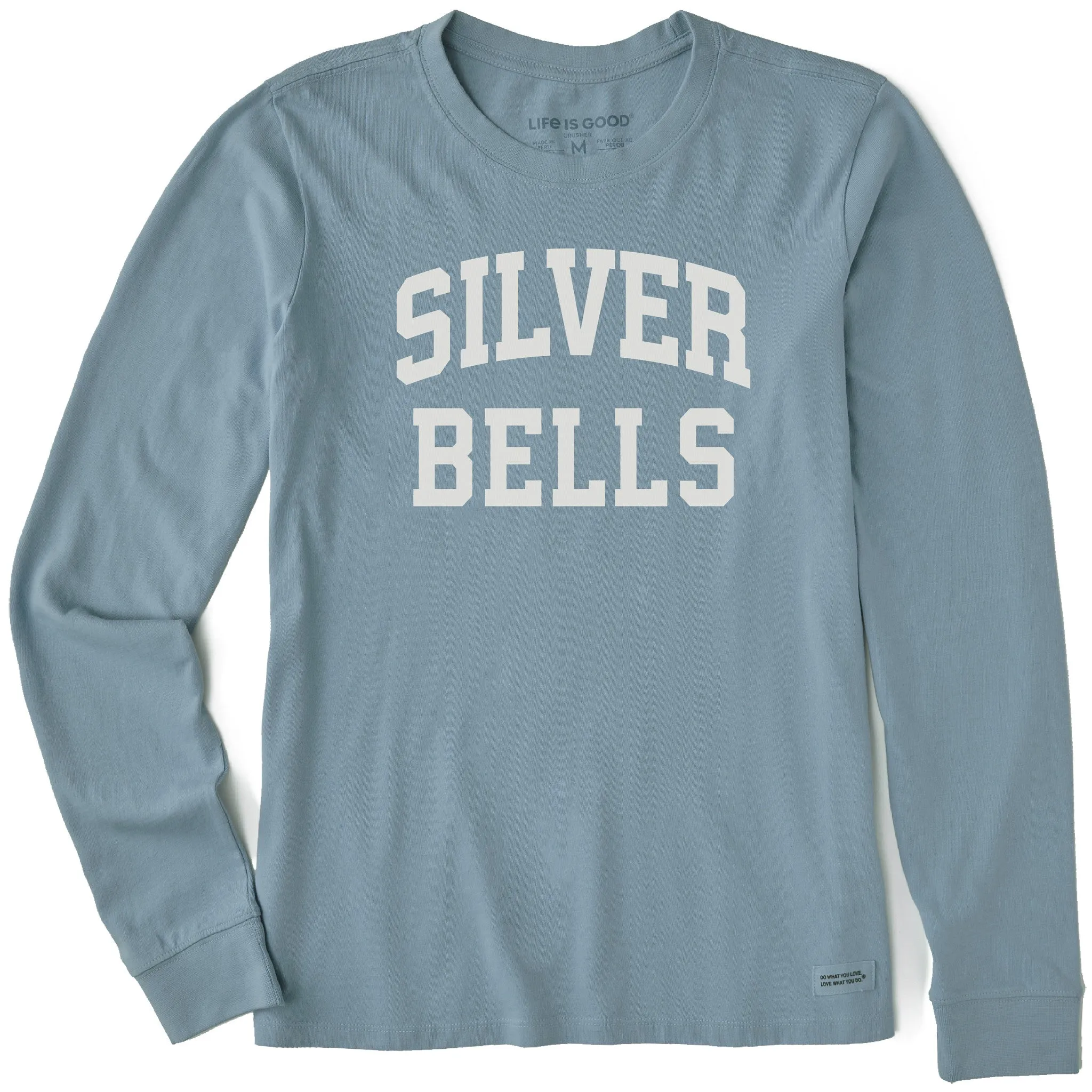Women's Silver Bells Arch Long Sleeve Crusher Tee sold by Life is Good