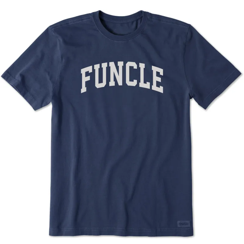 Men's Fun Uncle Arch Short Sleeve Crusher Tee sold by Life is Good