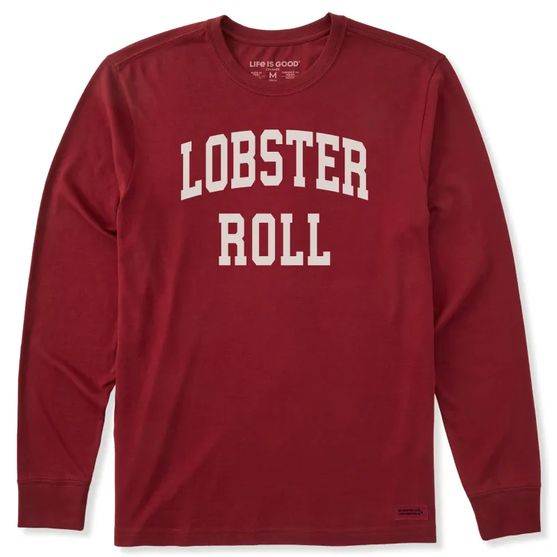 Men's Lobster Roll Arched Long Sleeve Crusher Tee sold by Life is Good