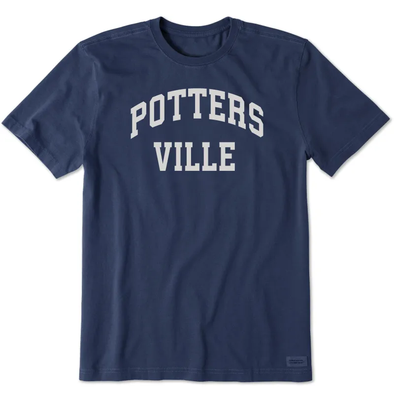 Men's Pottersville Arch Short Sleeve Crusher Tee sold by Life is Good