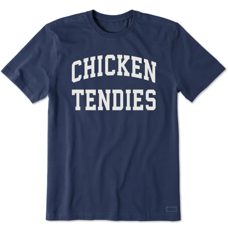 Men's Chicken Tendies Arch Short Sleeve Crusher Tee sold by Life is Good
