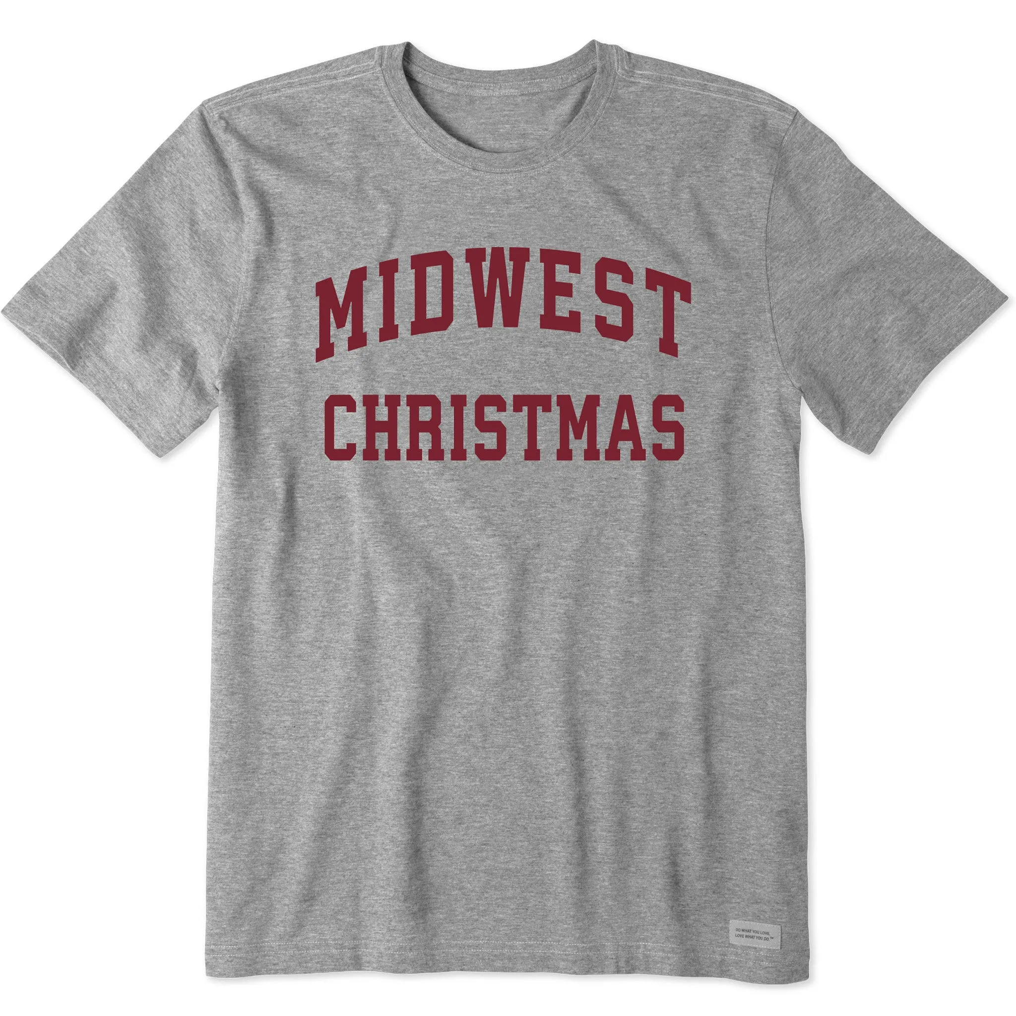 Men's Midwest Christmas Arch Short Sleeve Crusher Tee sold by Life is Good