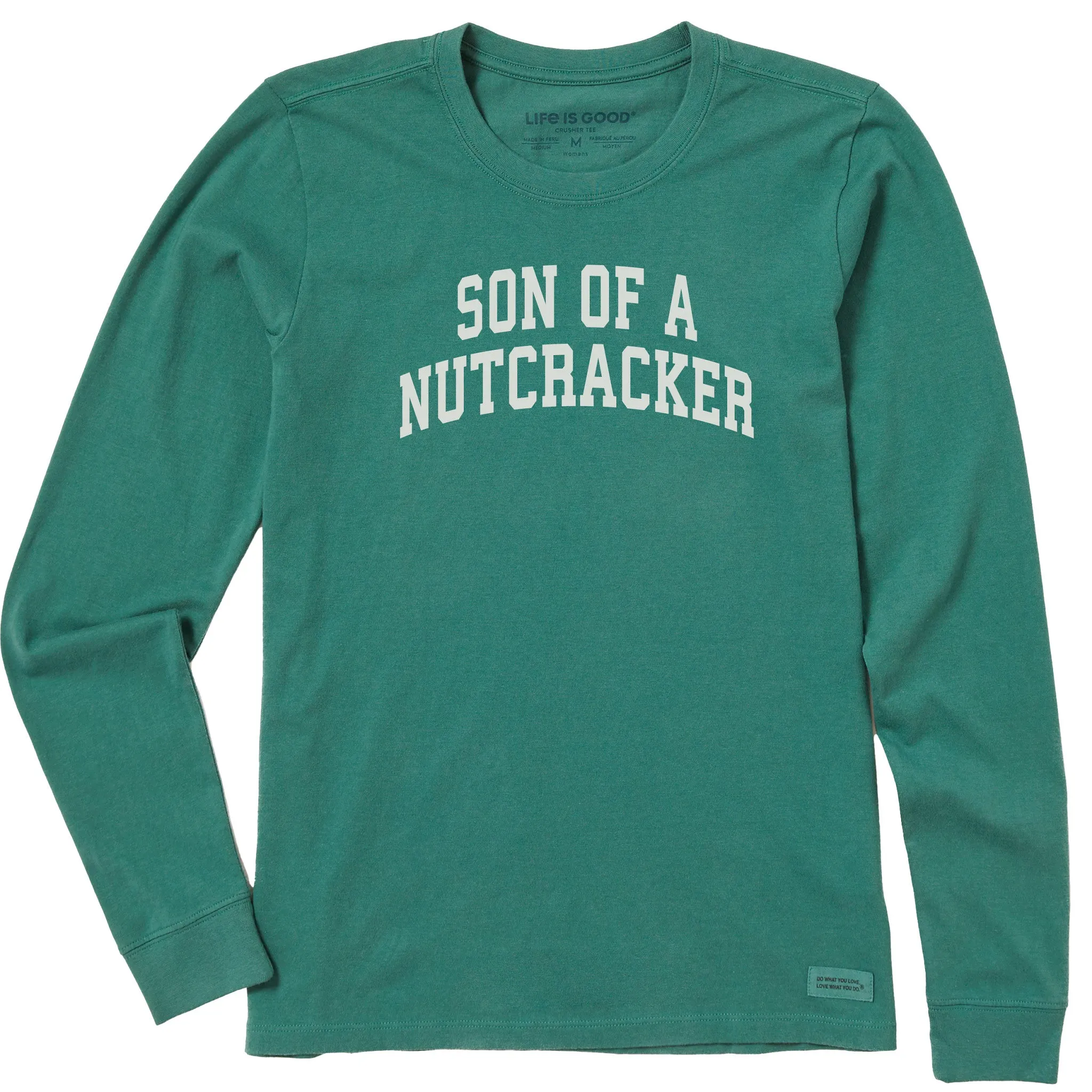 Women's Son of a Nutcracker Arch Long Sleeve Crusher Tee sold by Life is Good