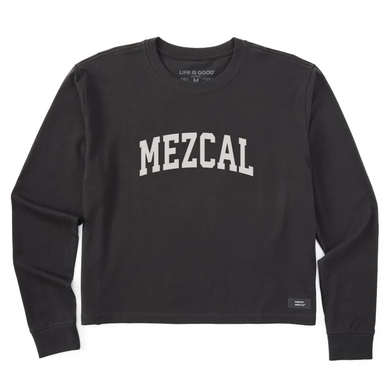 Women's Mezcal Arch Long Sleeve Crusher Boxy Tee sold by Life is Good