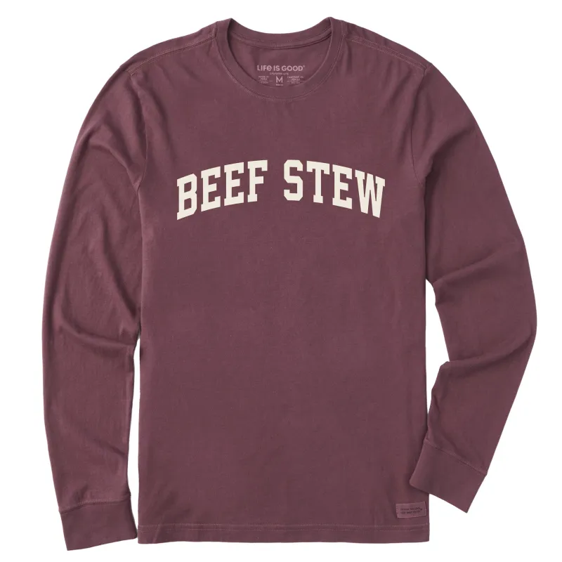 Men's Beef Stew Arch Long Sleeve Crusher Tee sold by Life is Good