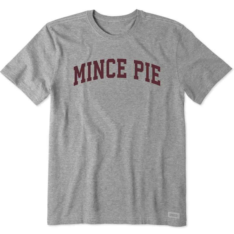 Men's Mince Pie Arch Short Sleeve Crusher Tee sold by Life is Good