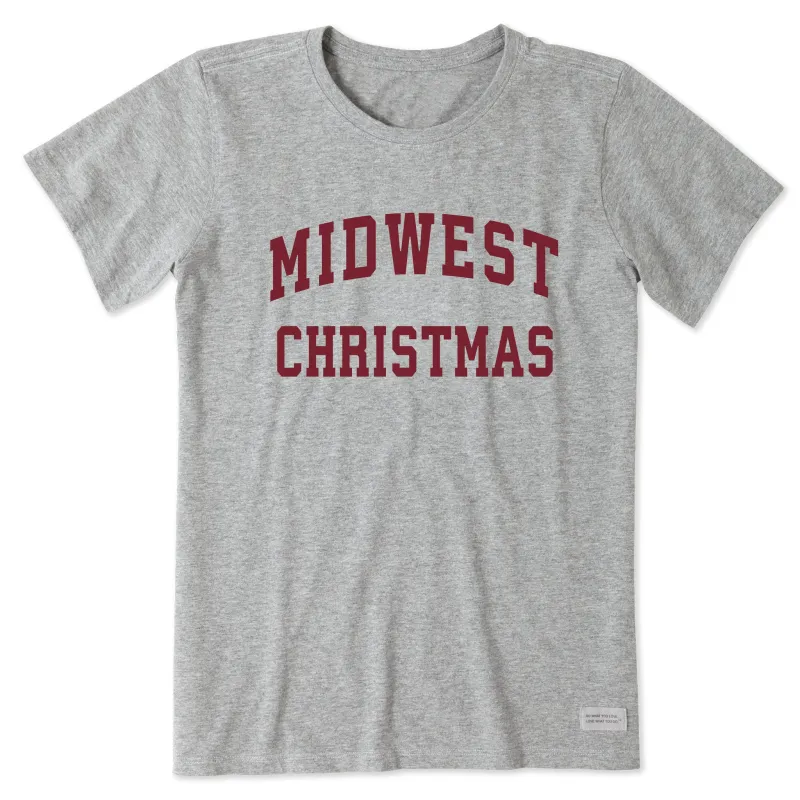 Women's Midwest Christmas Arch Short Sleeve Crusher Tee made by Life is Good