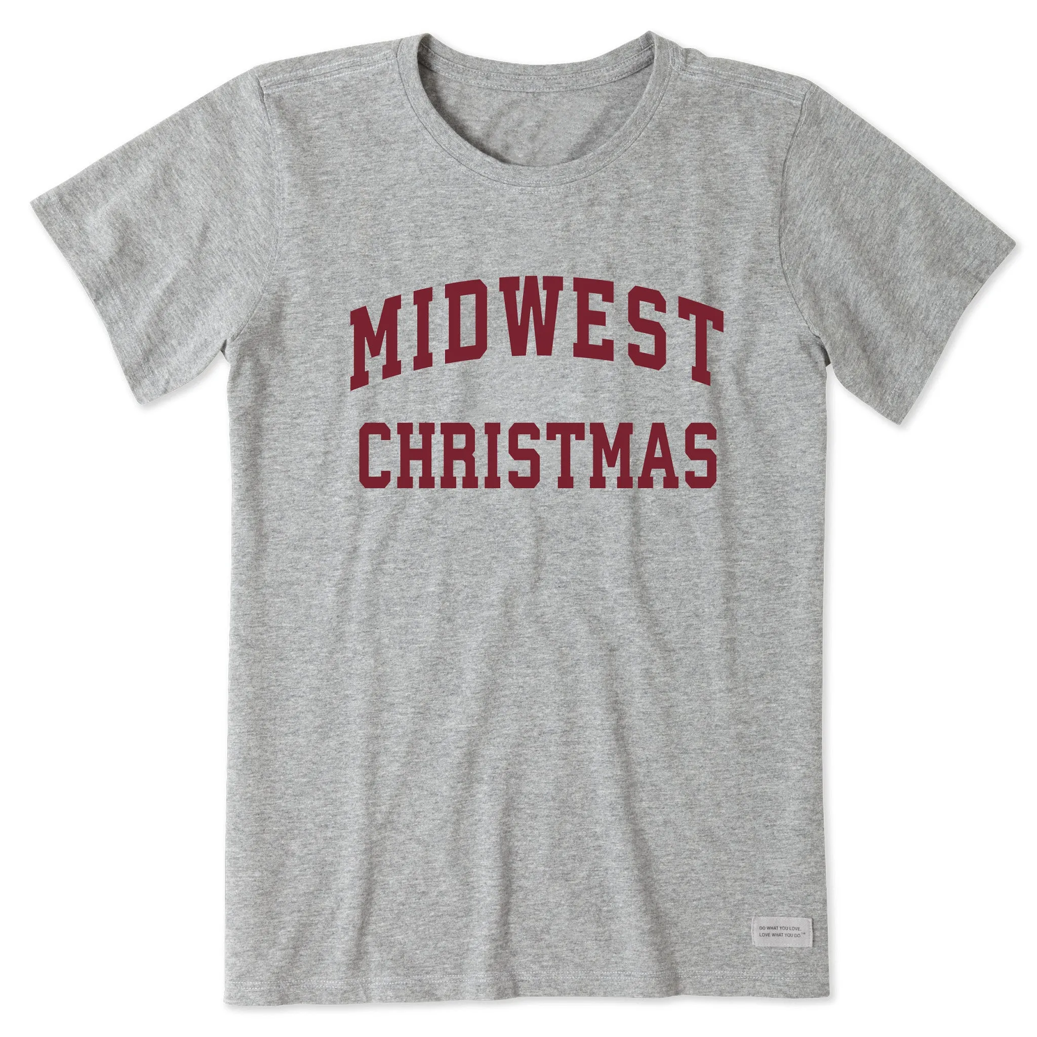 Women's Midwest Christmas Arch Short Sleeve Crusher Tee sold by Life is Good