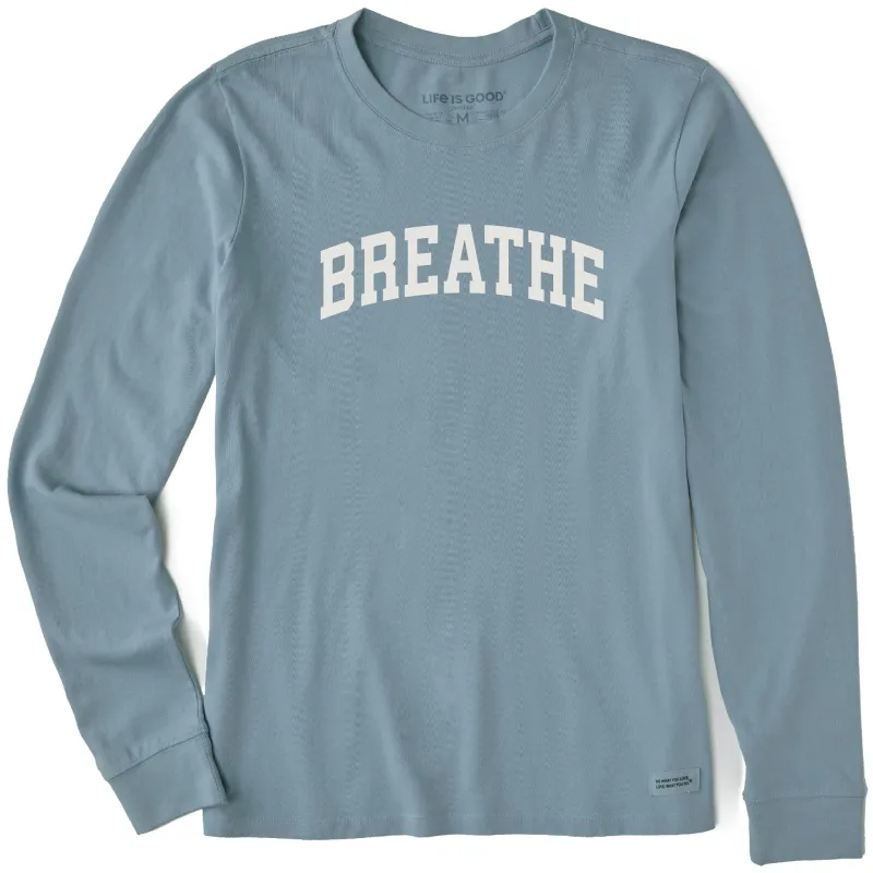 Women's Breathe Arch Long Sleeve Crusher Tee made by Life is Good