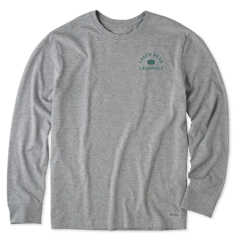 Men's Green Bean Casserole Long Sleeve Crusher Tee sold by Life is Good