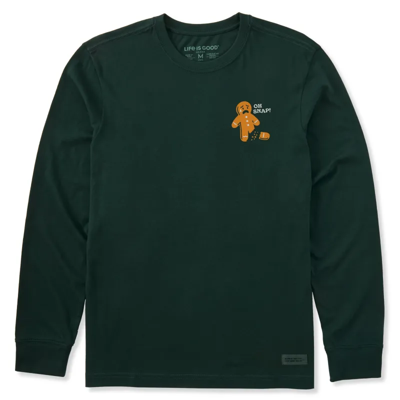 Men's Oh Snap Ginger Man Long Sleeve Crusher Tee sold by Life is Good
