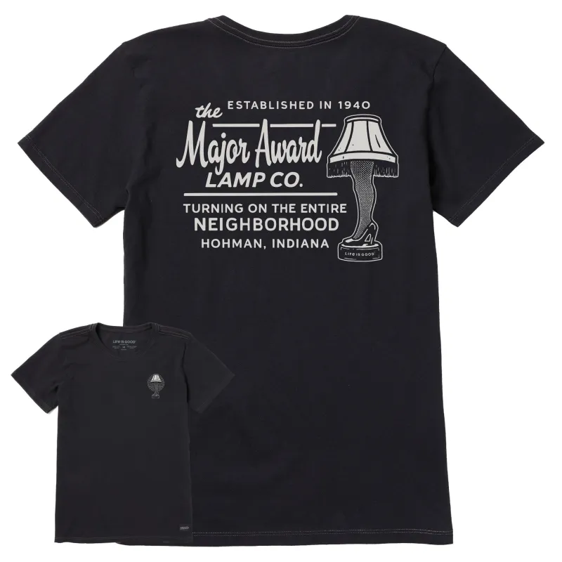 Women's Major Award Lamp Co. Short Sleeve Crusher Tee sold by Life is Good