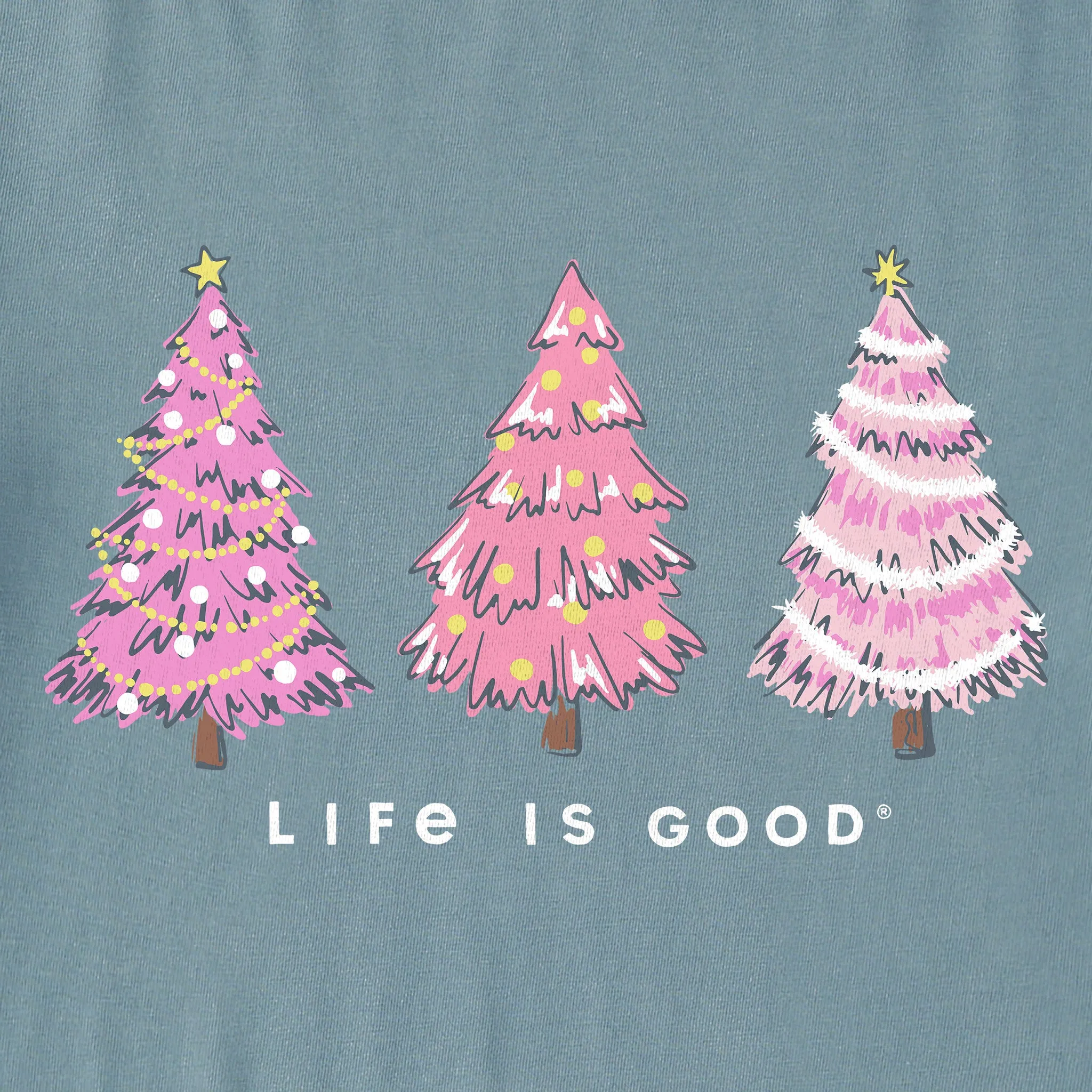 Women's Three Trees Long Sleeve Crusher Tee sold by Life is Good product image thumbnail 2