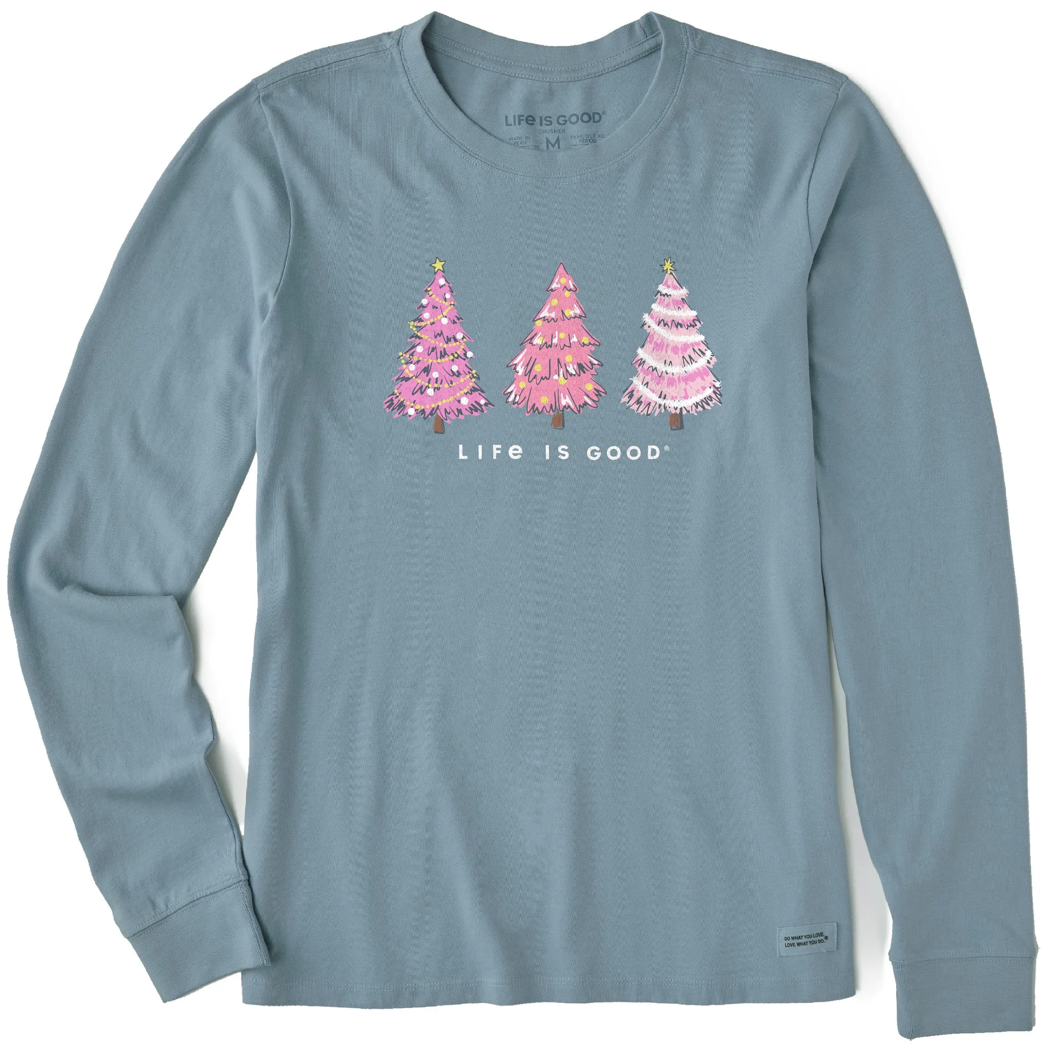 Women's Three Trees Long Sleeve Crusher Tee sold by Life is Good