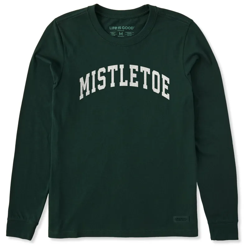 Women's Mistletoe Arch Long Sleeve Crusher Tee made by Life is Good