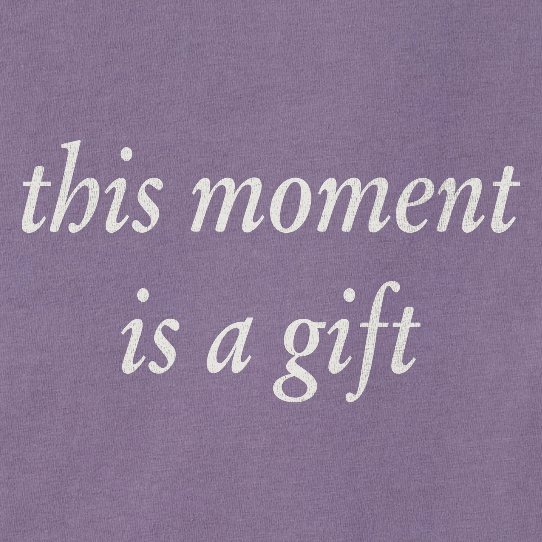 Women's This Moment is a Gift Long Sleeve Crusher Vee sold by Life is Good product image thumbnail 2