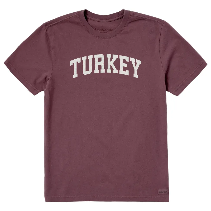Men's Turkey Arch Short Sleeve Crusher Tee sold by Life is Good