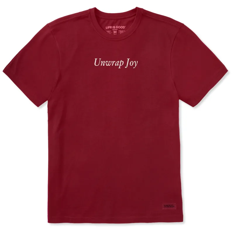 Men's Unwrap Joy Short Sleeve Crusher Tee sold by Life is Good