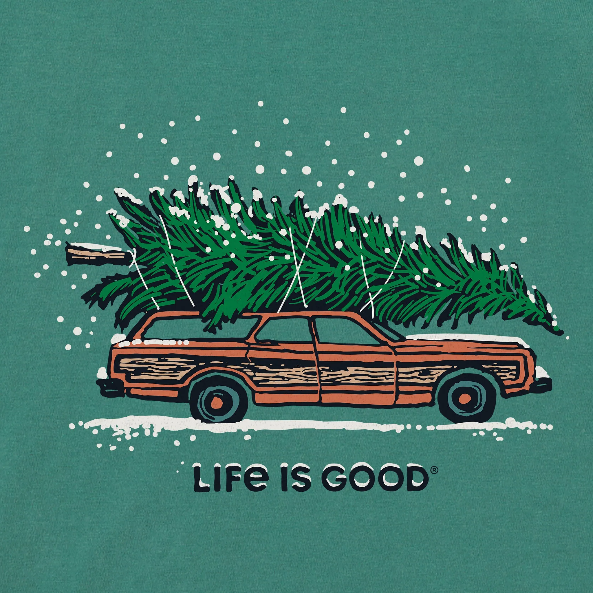 Women's Tree Haul Short Sleeve Crusher Boxy Tee sold by Life is Good product image thumbnail 2