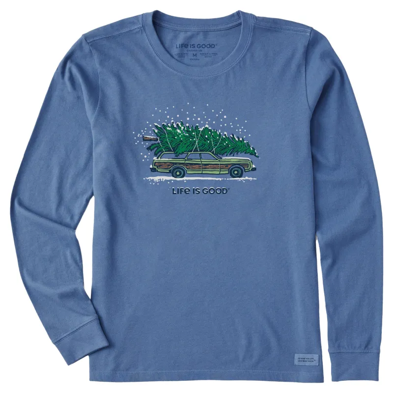 Women's Tree Haul Long Sleeve Crusher Tee made by Life is Good