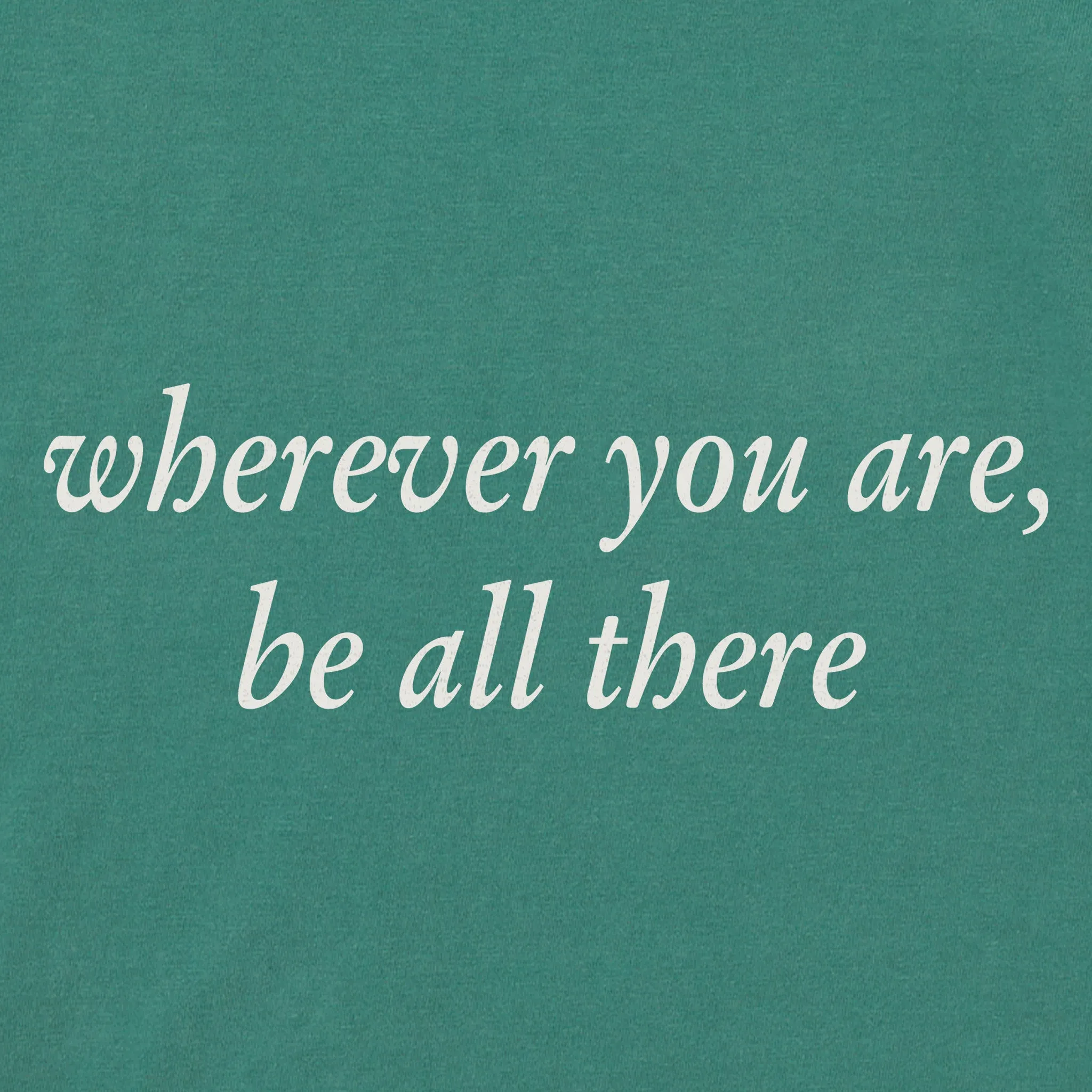 Women's Wherever You Are, Be All There Long Sleeve Crusher Tee sold by Life is Good product image thumbnail 2