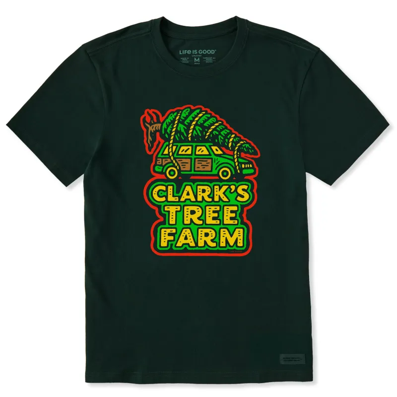 Men's Clark's Tree Farm Short Sleeve Crusher Tee sold by Life is Good