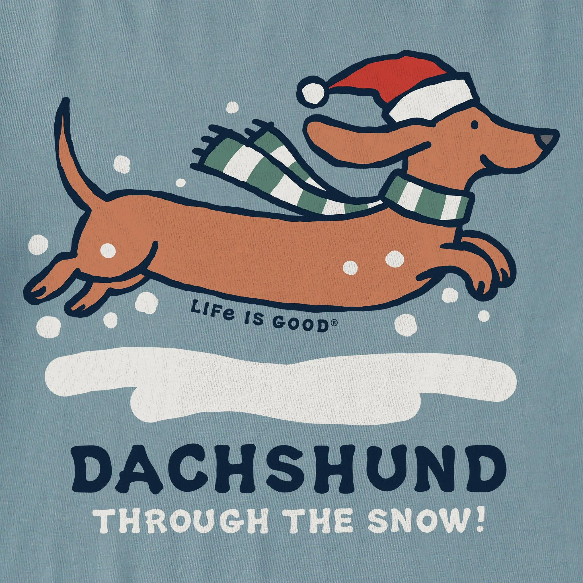 Women's Dachshund Through Long Sleeve Crusher Tee sold by Life is Good product image thumbnail 2