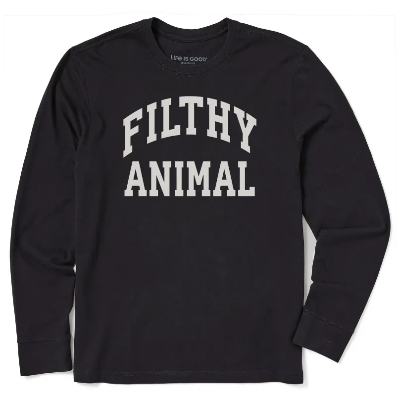 Men's Filthy Animal Arch Long Sleeve Crusher Tee sold by Life is Good