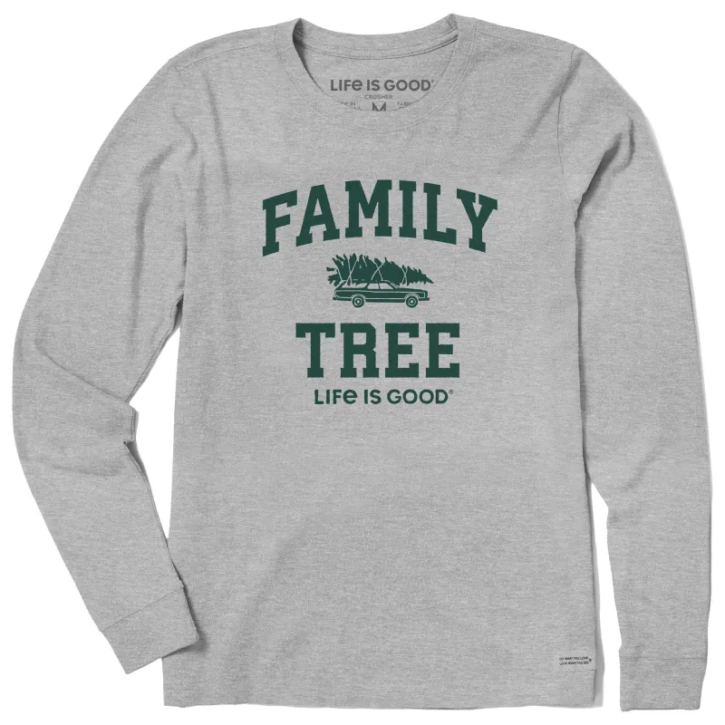 Women's Family Tree Arch Long Sleeve Crusher Tee made by Life is Good