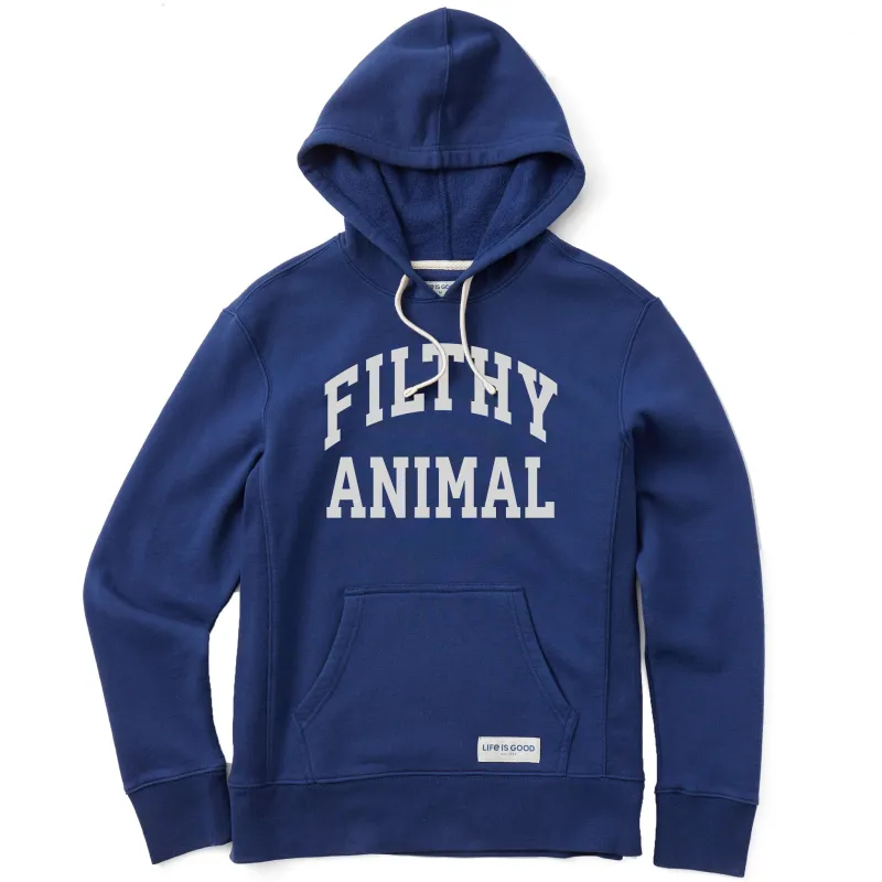Women's Filthy Animal Arch Simply True Fleece Hoodie sold by Life is Good