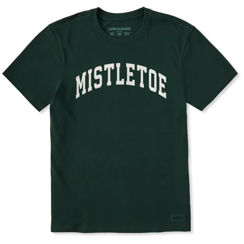 Men's Mistletoe Arch Short Sleeve Crusher Tee sold by Life is Good