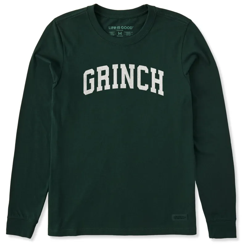 Women's Another Grinch Arch Long Sleeve Crusher Tee sold by Life is Good