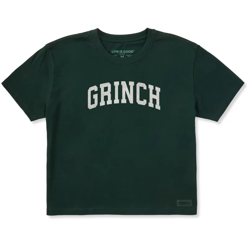 Women's Another Grinch Arch Short Sleeve Crusher Boxy Tee sold by Life is Good