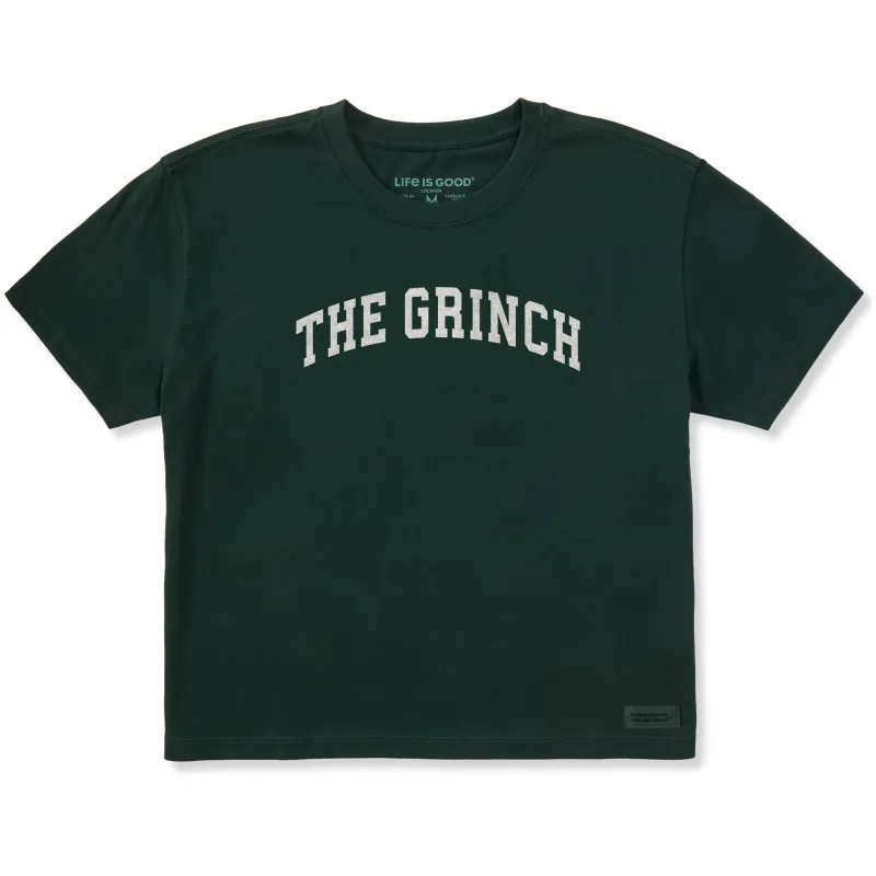 Women's The Grinch Arch Short Sleeve Crusher Boxy Tee sold by Life is Good