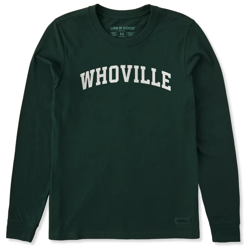 Women's Whoville Arch Long Sleeve Crusher Tee sold by Life is Good