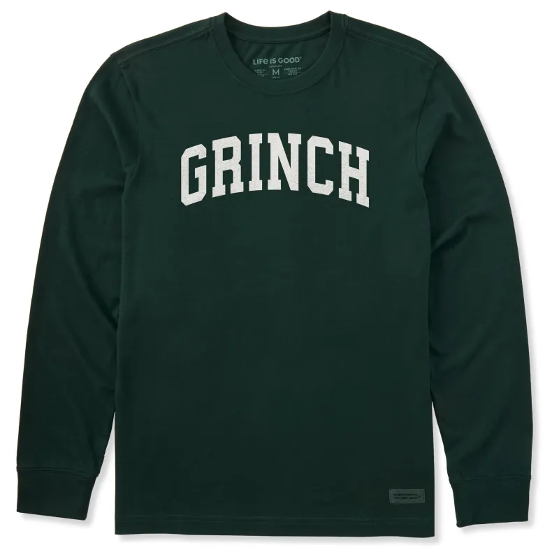 Men's Another Grinch Arch Long Sleeve Crusher Tee sold by Life is Good