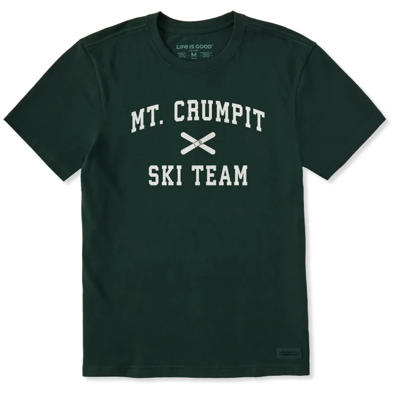 Men's Mt. Crumpit Ski Team Arch Short Sleeve Crusher Tee sold by Life is Good