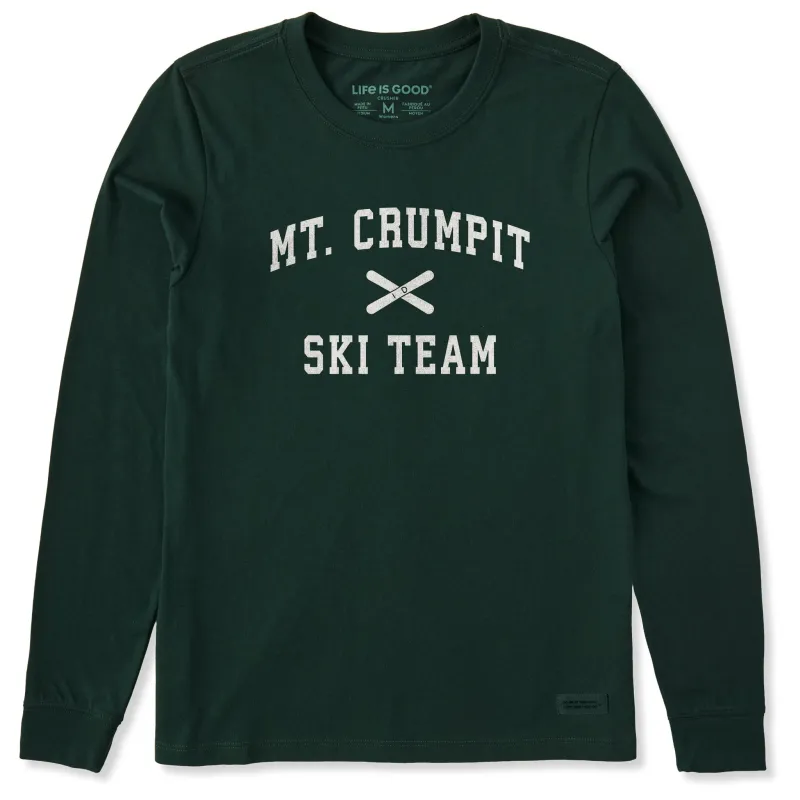 Women's Mt. Crumpit Ski Team Arch Long Sleeve Crusher Tee sold by Life is Good