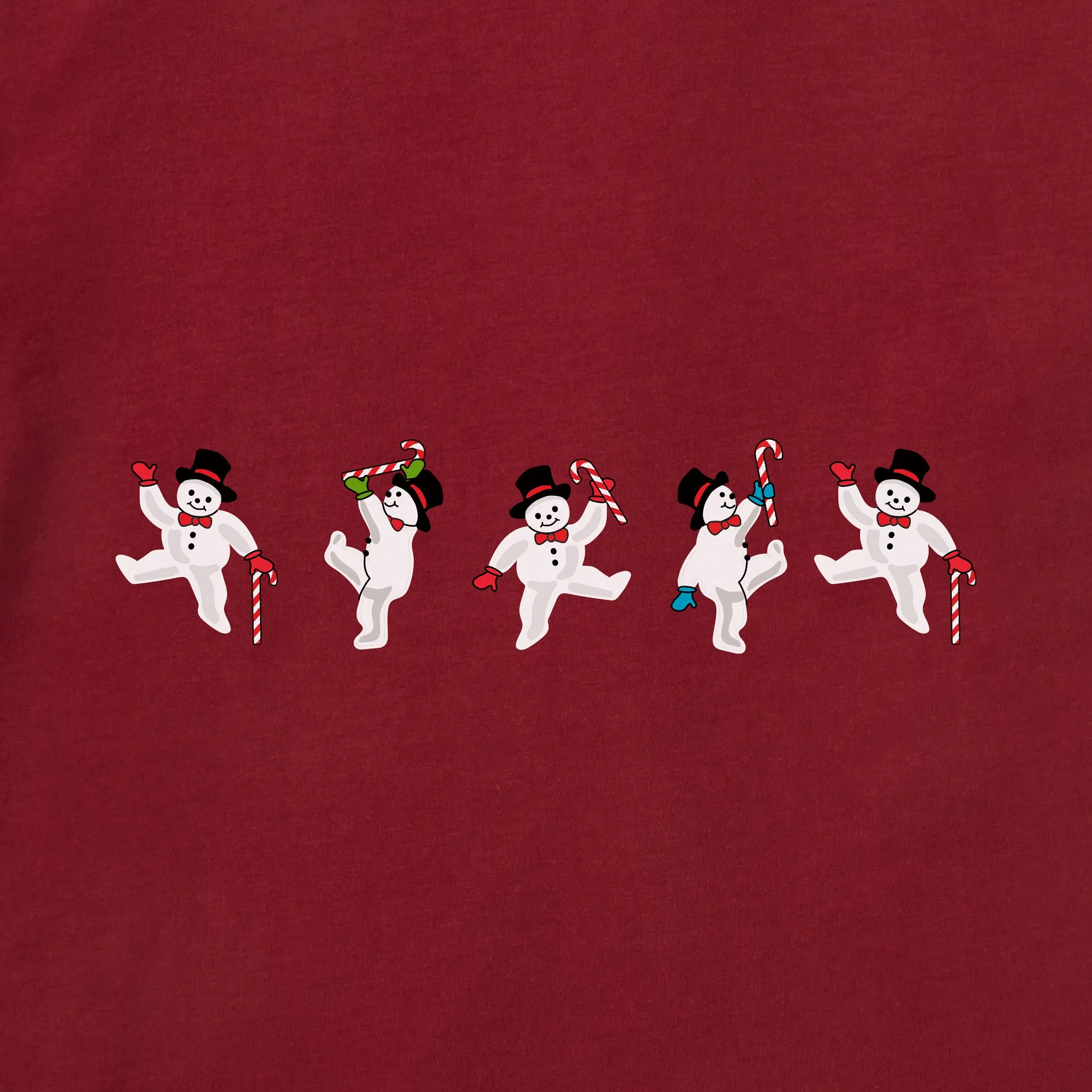 Women's Snowman Boogie Long Sleeve Crusher Tee sold by Life is Good product image thumbnail 2