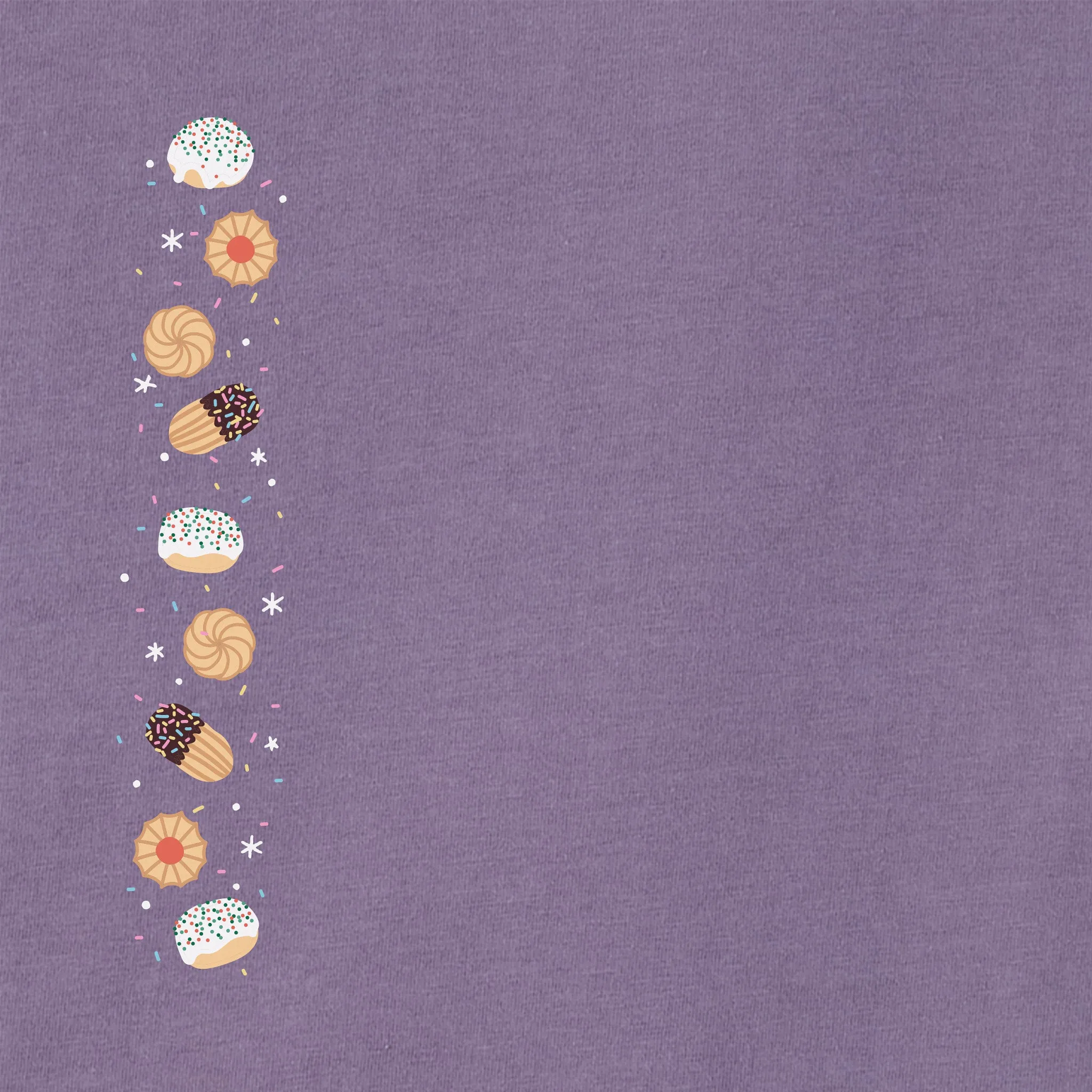 Women's Buon Natale Italian Christmas Cookies Long Sleeve Crusher Boxy Tee sold by Life is Good product image thumbnail 3