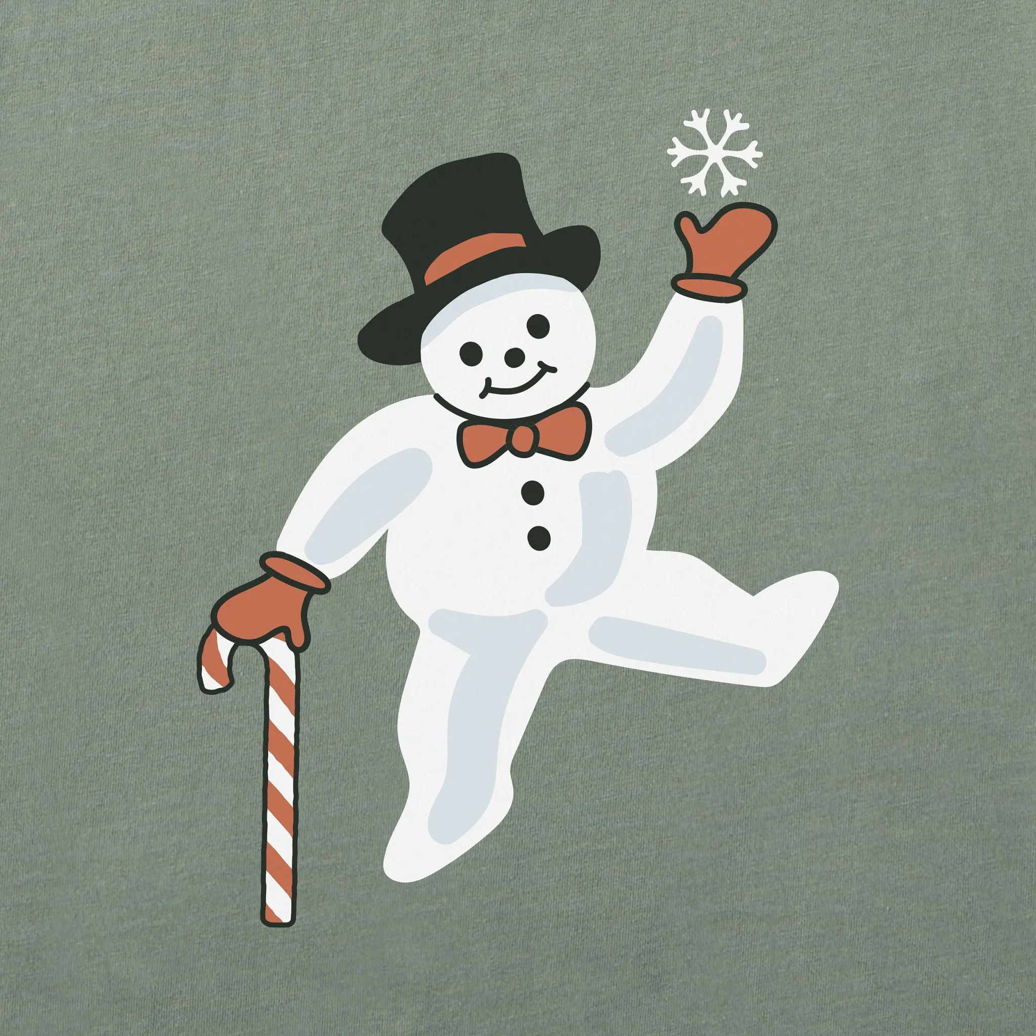 Women's Jolly Snowman Crusher-LITE Shrunken Tee sold by Life is Good product image thumbnail 2