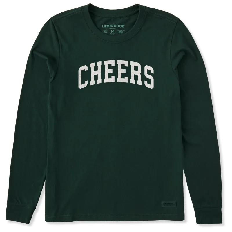 Women's Cheers Arch Long Sleeve Crusher Tee sold by Life is Good