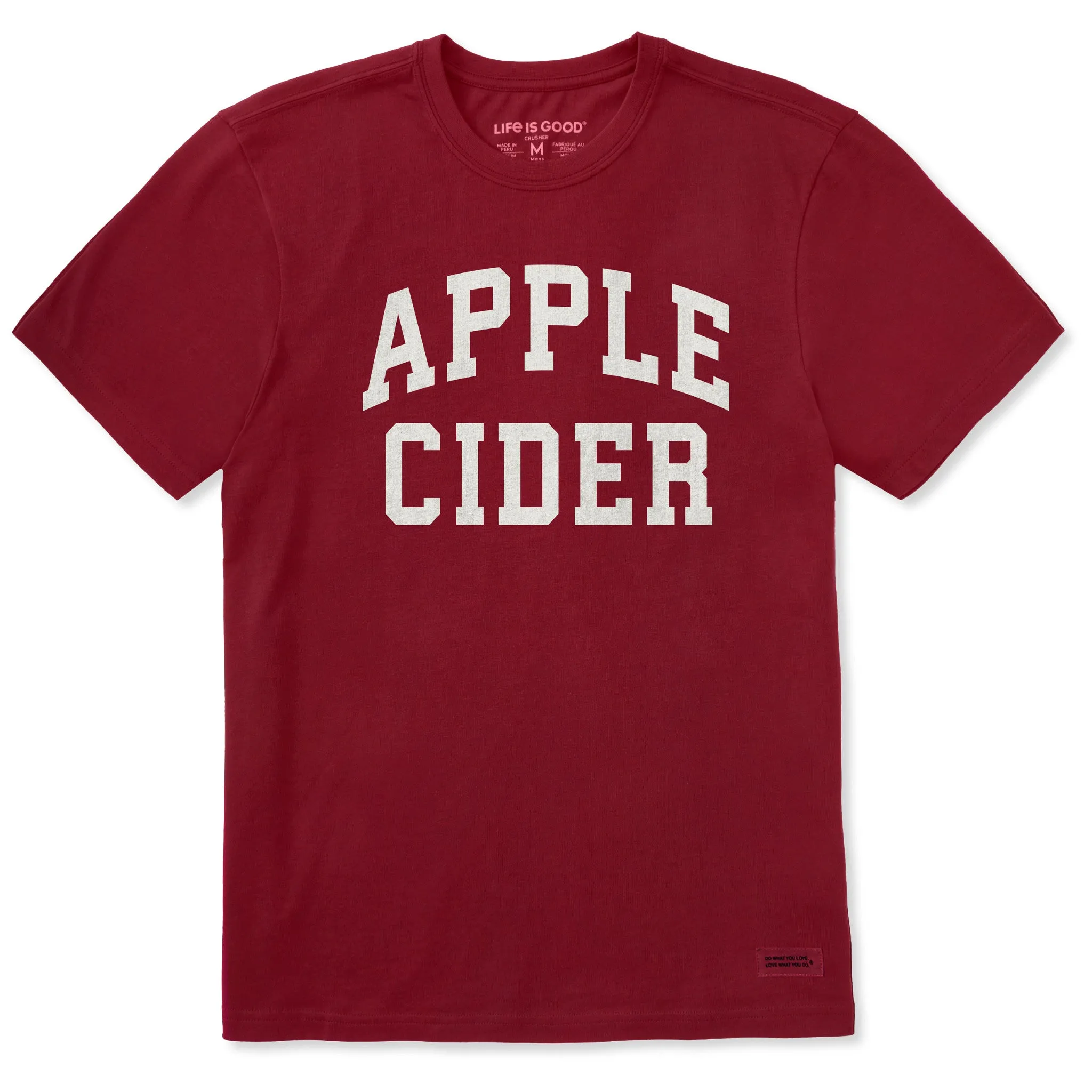 Men's Apple Cider Arch Short Sleeve Crusher Tee sold by Life is Good