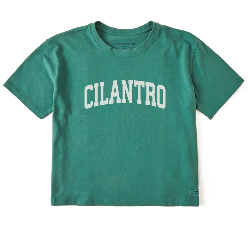 Women's Cilantro Arch Short Sleeve Crusher Boxy Tee sold by Life is Good