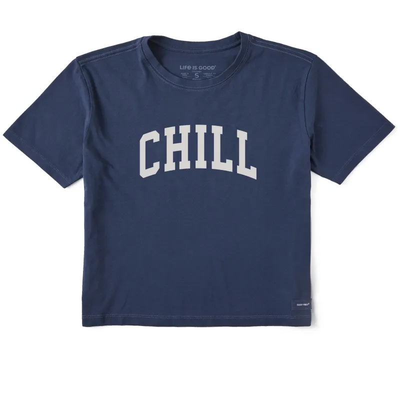 Women's Chill Arch Short Sleeve Crusher Boxy Tee sold by Life is Good