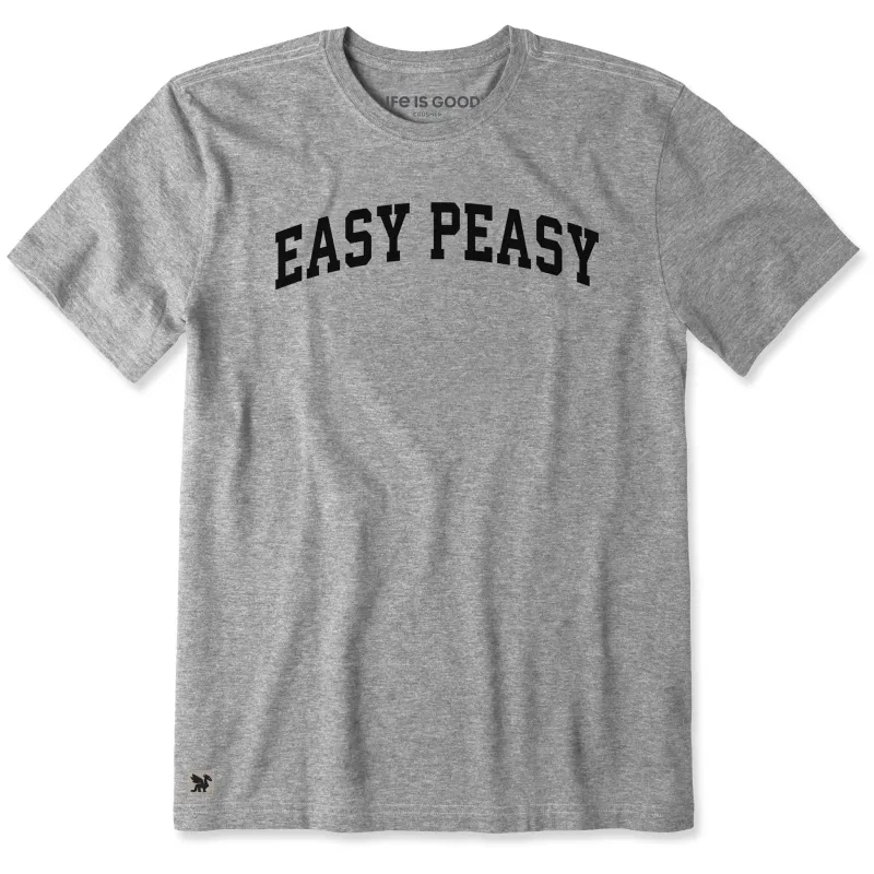 Men's Easy Peasy Arch Short Sleeve Crusher Tee sold by Life is Good
