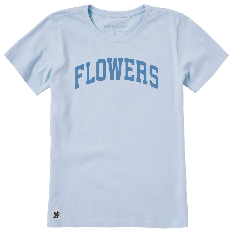 Women's Flowers Arch Short Sleeve Crusher Tee sold by Life is Good